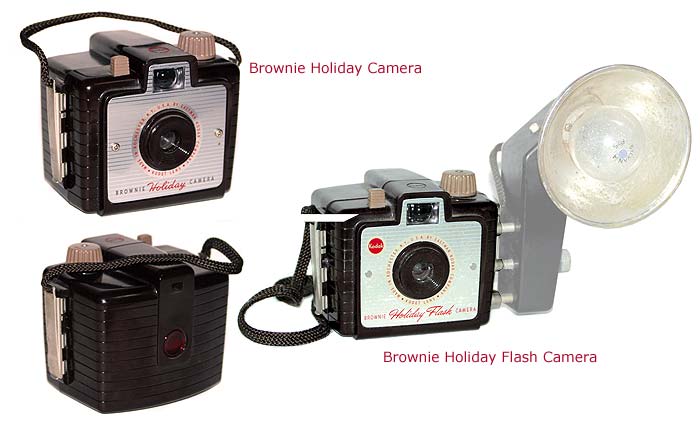 Kodak Brownie Holiday - Brownie Holiday Flash - Camara Brownie Chiquita Flash Camera